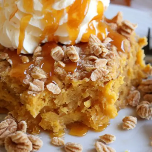 pumpkin dump cake recipe